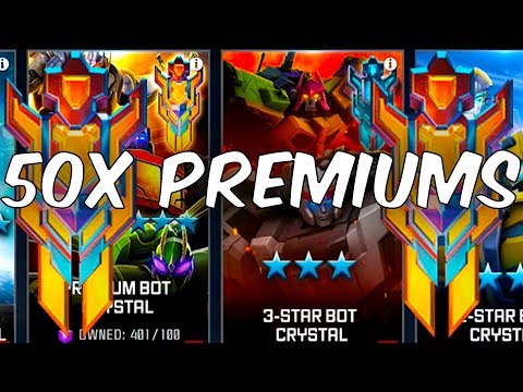 50x PREMIUM BOT CRYSTALS & MORE! - Transformers: Forged To Fight