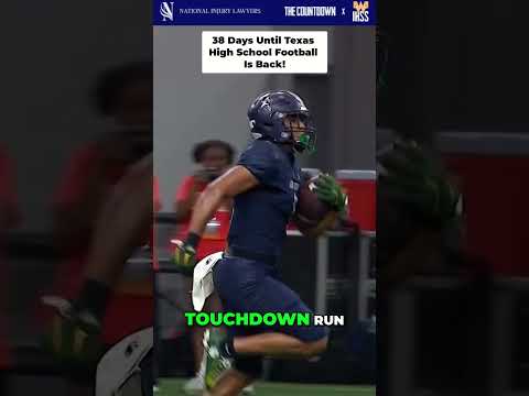 Posting 1 play every day until Texas High School Football is back! 38 Days left!