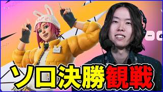 【ソロ決勝観戦】急に来た延期されたやつ、ビクロイで賞金を取るのは?【フォートナイト】