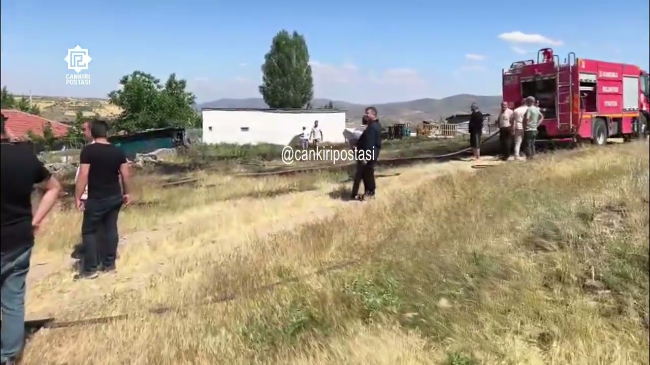 Kurşunlu’da bahçede yakılan ateş az daha evi kül ediyordu