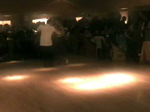  Sergio Natario  and  Alejandra Arruè  are  dancing  to  a  tango