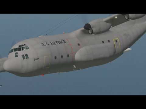 X Plane The Herc Driver in The Mach Loop