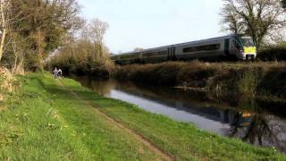 preview picture of video 'Trains Along the Royal Canal'