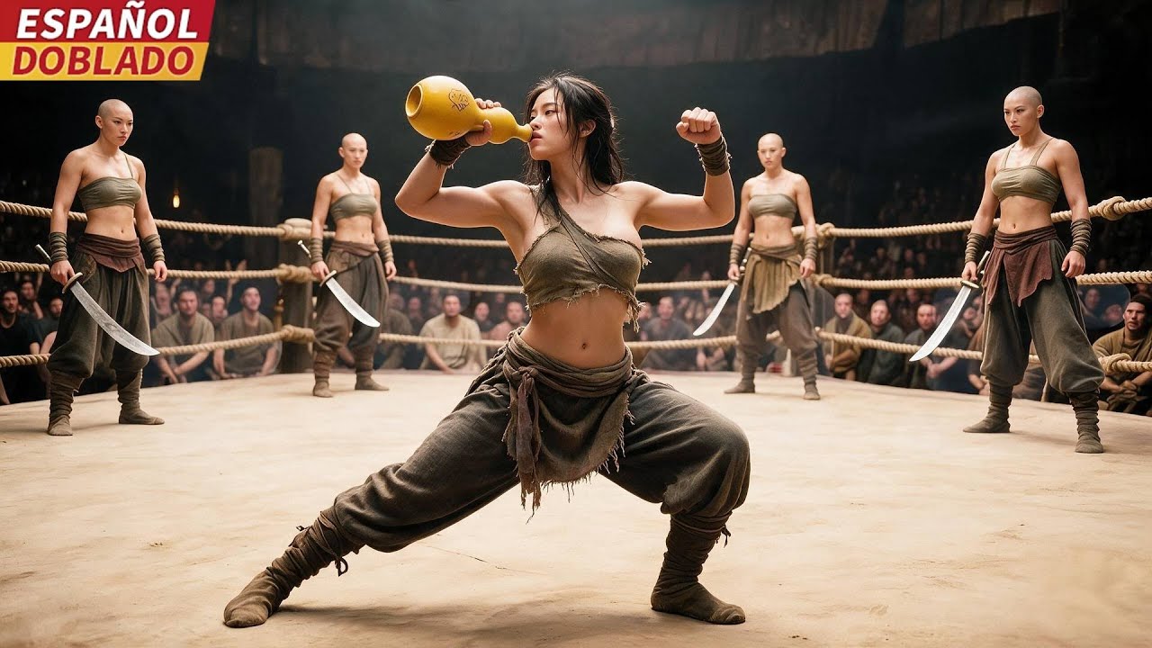 [Doblado Esp] Los Peleadores subestiman el Kung Fu, pero un Chico Débil los vence a todos con él.