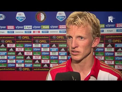 Dirk Kuyt na afloop van Feyenoord - FC Utrecht
