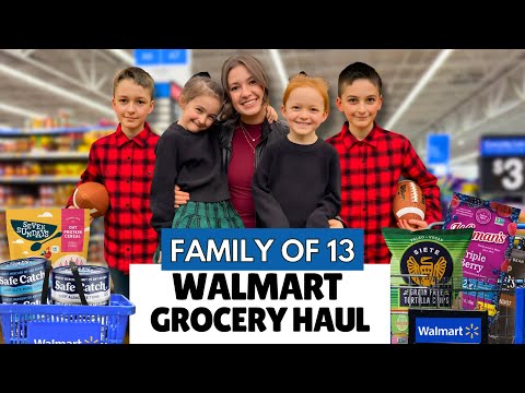 Walmart Grocery Haul for a Family of 13 | Real Life Shopping in 2026