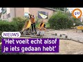 Bijna niemand wil meer stratenmaker worden, maar Sven wel: 'Het geeft voldoening'