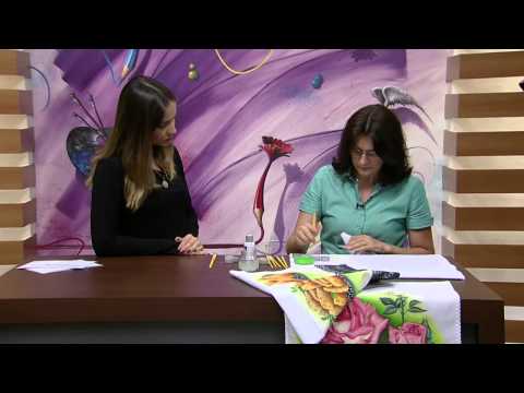 Mulher.com 03/05/2015 Painting fabric snacks by Fátima Hespanholeto Part 1
