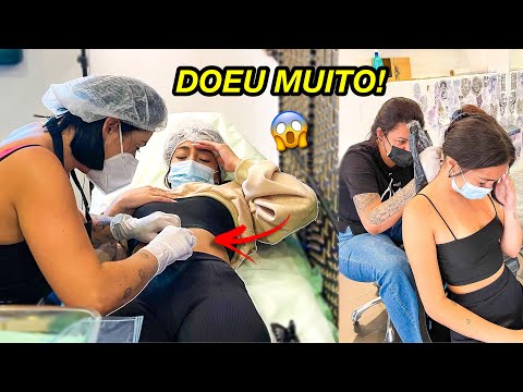 I got a belly button piercing and a new tattoo.