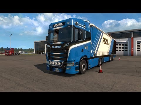ETS 2 V1.36 [ Promods 2.43 Manchester To Dover ] G29 Wheel By 042 Driver