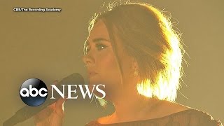 Grammys 2016: Adele Overcomes Technical Difficulties