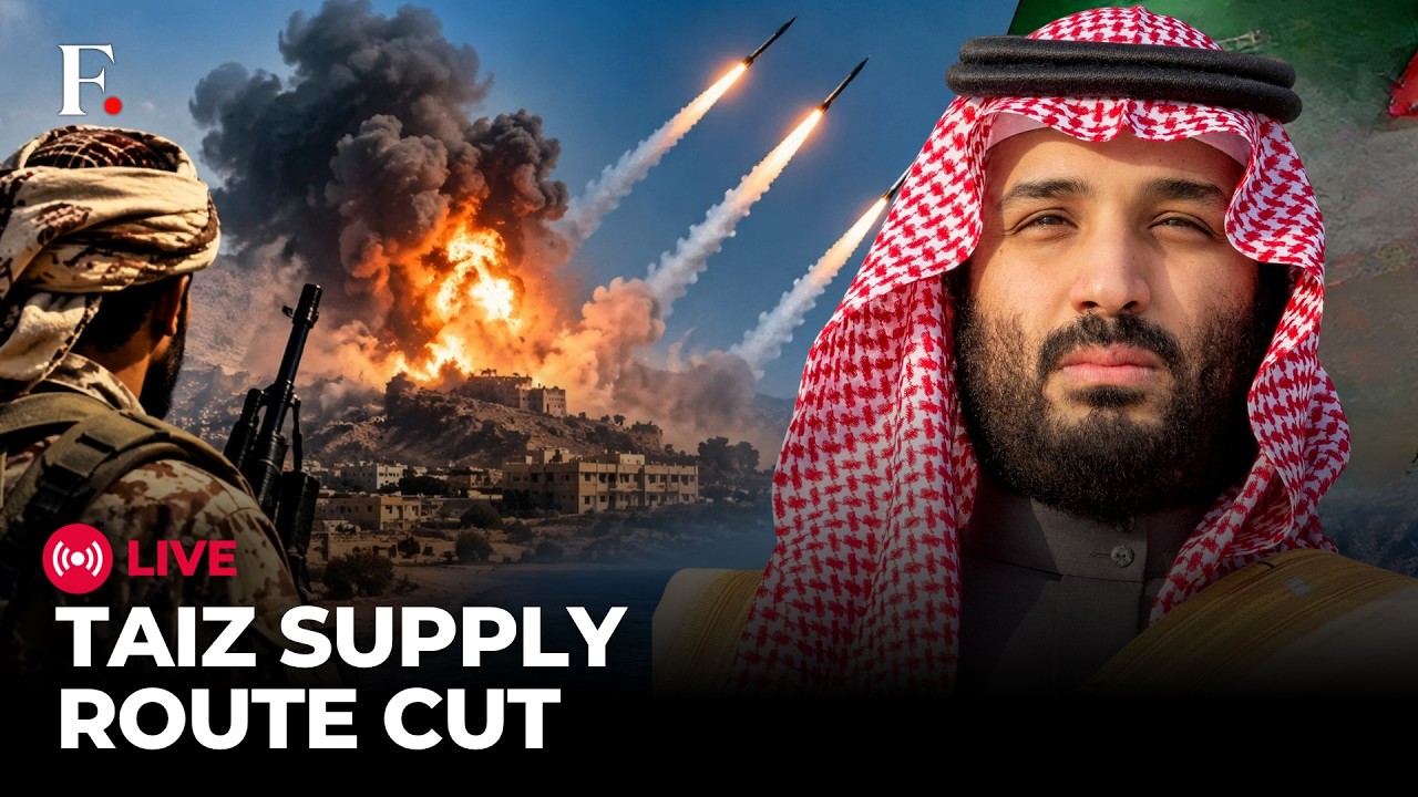 Houthis Cut Vital Supply Route To Yemen’s Taiz: Security Sources | WAR LIVE