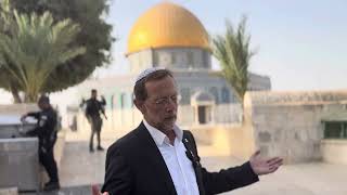 זכותנו הלאומית על הארץ נובעת משליטתנו בהר-הבית | ר׳ משה פייגלין (ישיבת הר הבית) - התמונה מוצגת ישירות מתוך אתר האינטרנט יוטיוב. זכויות היוצרים בתמונה שייכות ליוצרה. קישור קרדיט למקור התוכן נמצא בתוך דף הסרטון