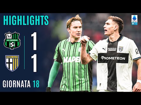 Video highlights della Sassuolo vs Parma (1 a 1) - Giornata 18 - Fantacalcio e fantamedie