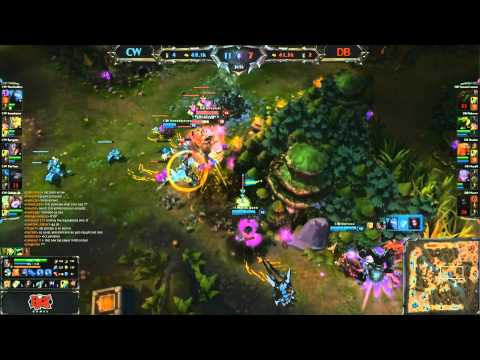 teamfight that made the game CW vs DB - LCS 2013 EU Spring W10D2