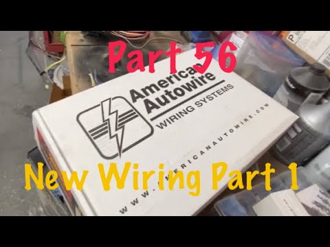 1977 Chevy Camaro Restoration Part 56. Installing American Autowire harness 2nd gen Camaro part 1