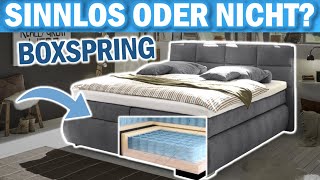 BOXSPRINGBETT Kaufen: Lohnt Sich das WIRKLICH?