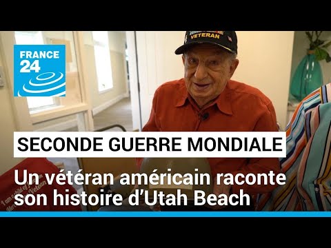 Un vétéran américain raconte son histoire d’Utah Beach • FRANCE 24