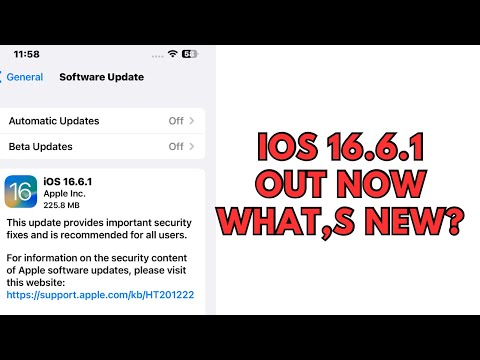 iOS 16.6.1 Out Now !! What’s new and how to install