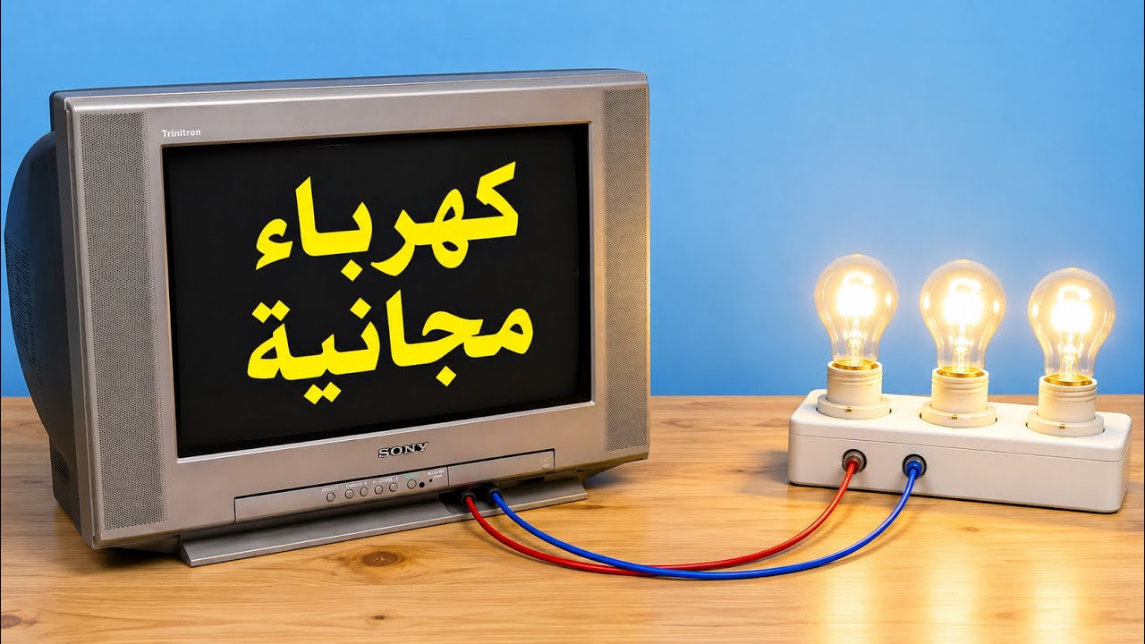 تلفازك القديم ينتج لك كهرباء مجانية مدى الحياة وأنت لا تعلم🤯👆