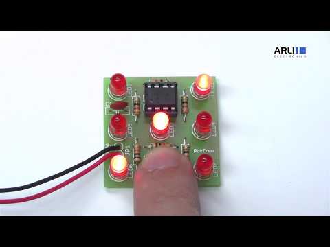 AR190 Elektroniczna kostka do gry LED