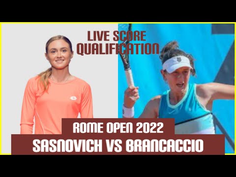 Aliaksandra Sasnovich vs Nuria Brancaccio | Rome Open 2022 Live Score