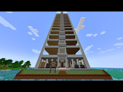 I Gave 200 Minecraft Players One Plot Each to Build A Vertical City