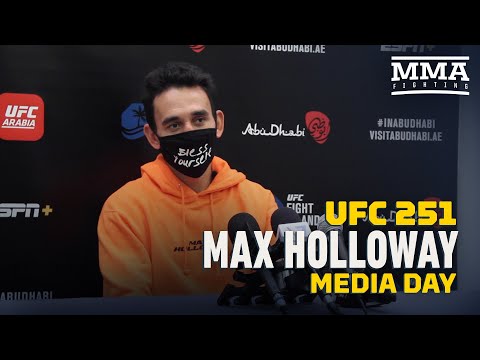 UFC 251: Max Holloway Media Day Scrum - MMA Fighting
