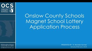 Magnet School Lottery Process