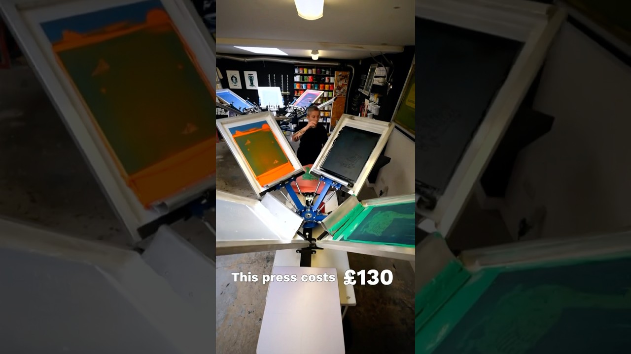 Would you buy the cheapest screen printing press on Amazon? #screenprinting