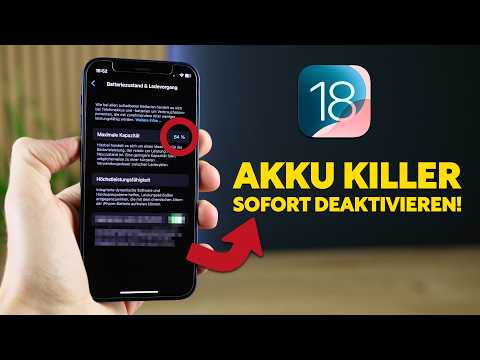 iPhone Akku schnell leer? Mit diesen einfachen Tricks SOFORT Akku sparen! (2026) iOS18