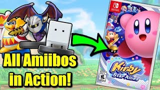 Kirby Star Allies - What do ALL Amiibos do?