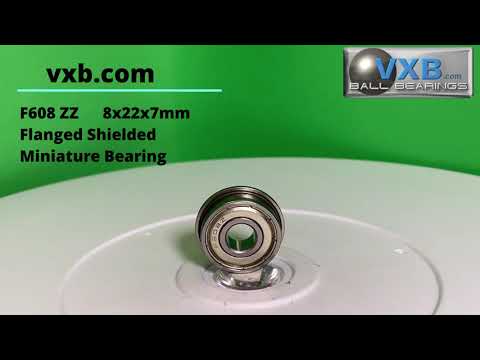 F608ZZ Flanged Bearing Radial Deep groove ball bearing with a flange 8mm inner diameter