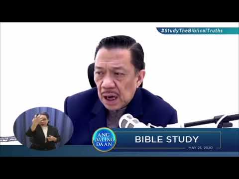 Bible Study lead by Bro Eli Soriano. panuorin natin