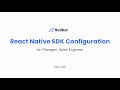 Rollbar SDK React Native SDK Configuration