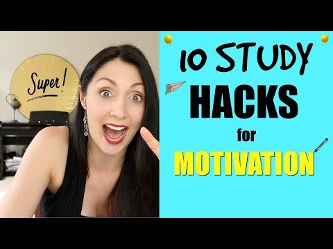 10 Study Hacks For Motivation | How To Stay Motivated #Spon