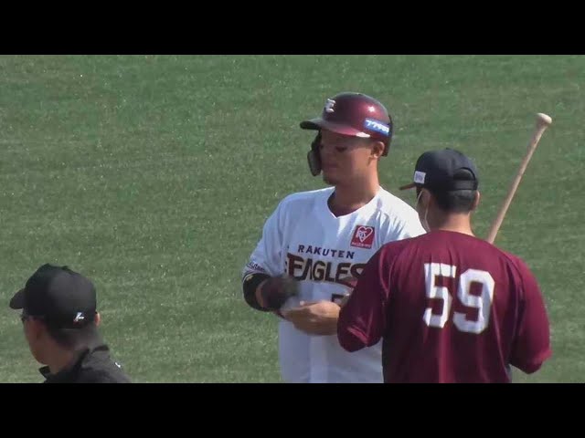 【ファーム】イーグルス・安田悠馬 レフト線へタイムリー2ベースヒット‼ 2022年4月21日  東北楽天ゴールデンイーグルス 対 東京ヤクルトスワローズ