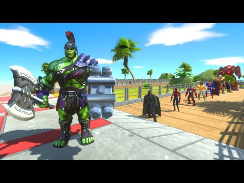 GLADIATOR HULK OASIS DEATH RUN - Animal Revolt Battle Simulator