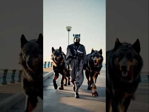 My Direwolves love walks by the Seawall 🐺😎🐺 #direwolves #wolf #wolves #pets #pet #dogs #dog #fyp