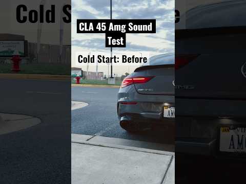 Thumbnail for CLA 45 Before and after cold start *must have mod* sound check #cla45amg #mercedesbenz #cla45 by Mercedes-Benz CLA