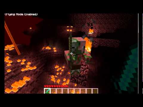 Minecraft - Hell - On a mission to kill hell mobs