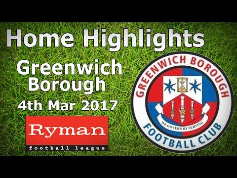 Carshalton Athletic FC vs Greenwich Borough FC 04.03.2017 - HIGHLIGHTS