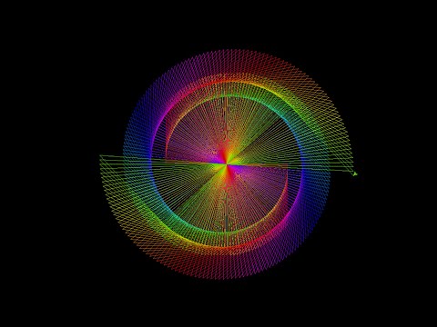 Colorful Spiral Art Python Code Visualization Pythontutorial Viralvideo Pythonturtle Coding