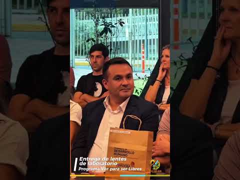 Marcelo Sánchez participó en la ciudad de Córdoba de la entrega de lentes  “Ver para Ser Libres”.