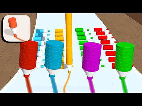 Crayon Rush 3D ​- All Levels Gameplay Android,ios (Levels 139-144)