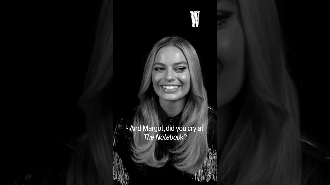 Ryan Gosling Reacts to Margot Robbie Crying During the Notebook | W Magazine #thenotebook