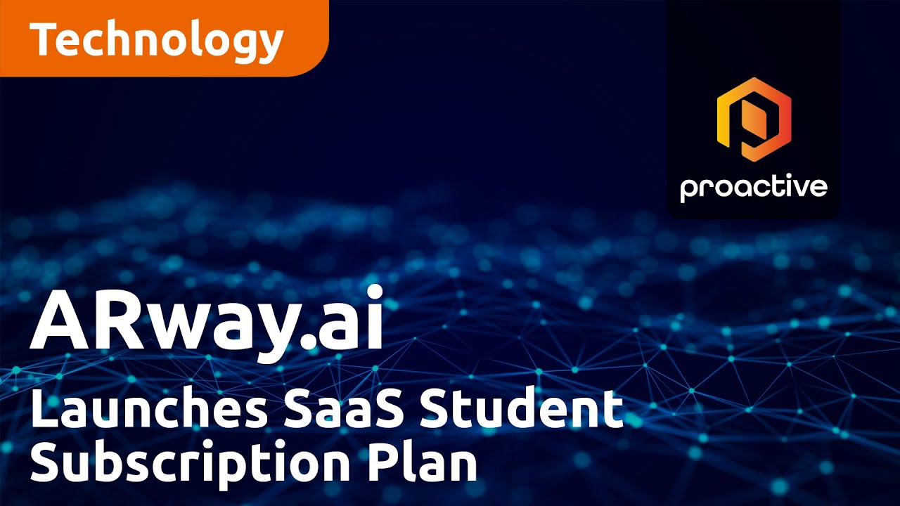 ARway.ai Launches SaaS Student Subscription Plan for Augmented Reality Projects