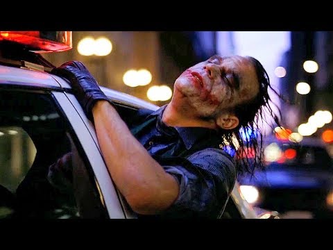 Joker Escapes - Police Car Scene - The Dark Knight (2008) Movie Clip HD