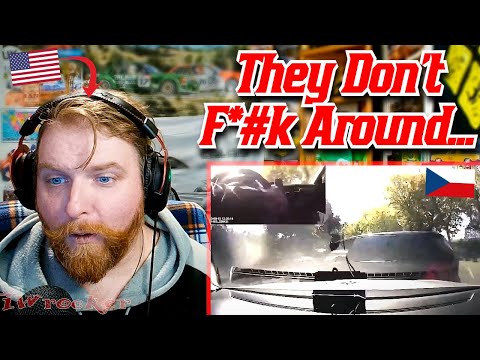 American Reacts to Wild Police Chases - Czech Republic