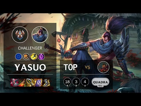 Yasuo Top vs Graves - EUW Challenger Patch 11.22